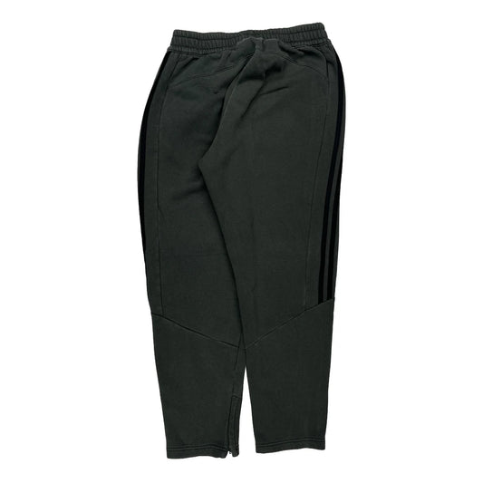 Vintage Three Stripes On Sides Adidas Joggers - Medium Black Polyester