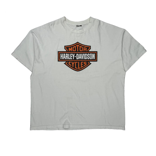 Wildfire Harley-Davidson Harley Davidson Graphic T-Shirt - 2XL White Cotton