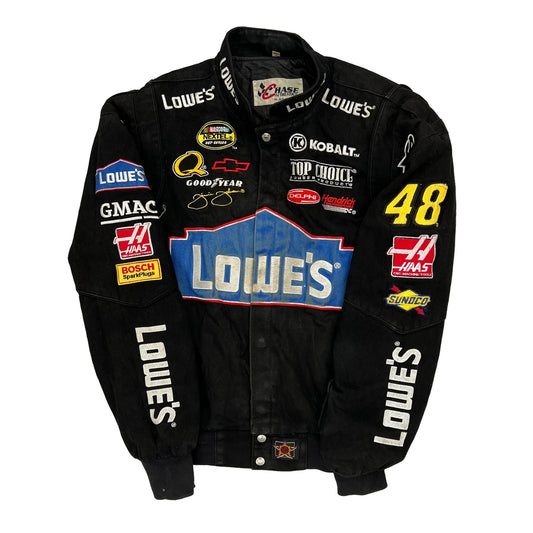 Jimmie Johnson Chase Authentics Nascar Jacket - Medium Black Cotton