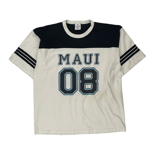 Maui 08 Alore Single Stitch T-Shirt - XL Navy Cotton