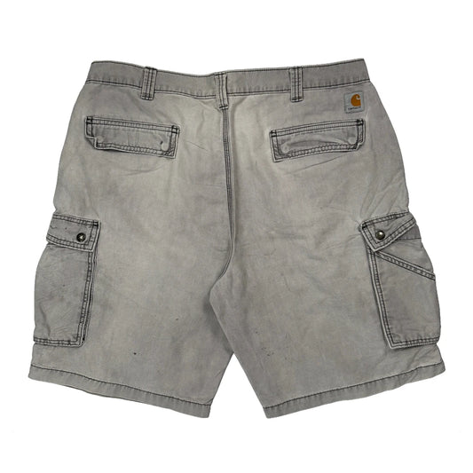Vintage Carhartt Cargo Shorts - 40W 10L Grey Cotton