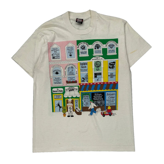 Waynesville, North Carolina Fruit Of The Loom Single Stitch T-Shirt - Large Multicoloured Cotton Blend