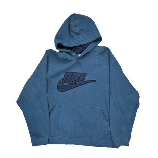 Nike Hoodie - XL Blue Cotton