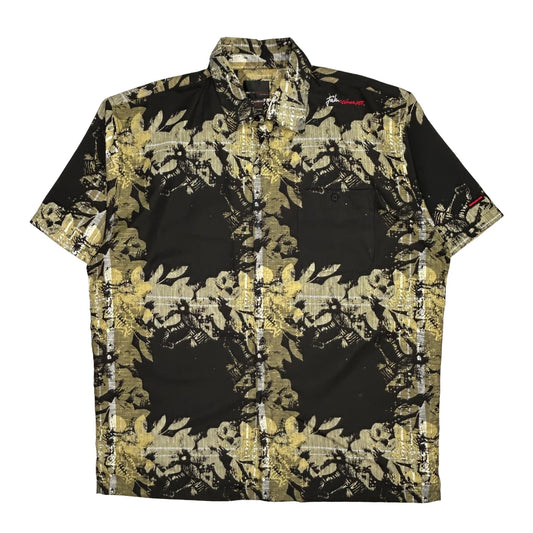 Fubu Short Sleeve Shirt - 2XL Gold Polyester