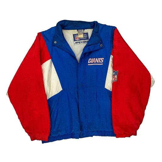 New York Giants Apex One Nfl Jacket - Large Blue Nylon