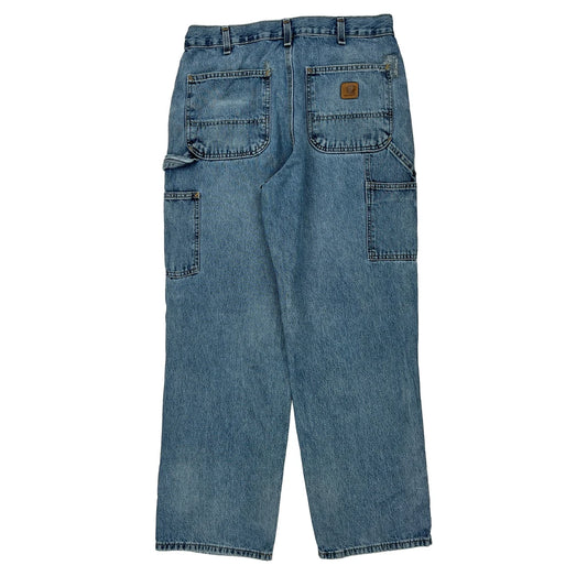 Carhartt Carpenter Jeans - 32W 30L Blue Cotton