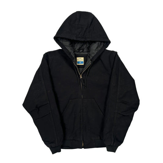 Blue Mountain Workwear Jacket - Medium Black Cotton