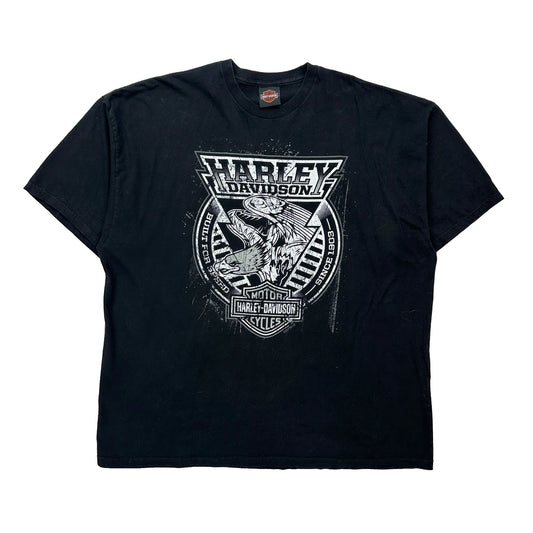 Harley-Davidson Of North Texas Harley Davidson Graphic T-Shirt - 2XL Black Cotton