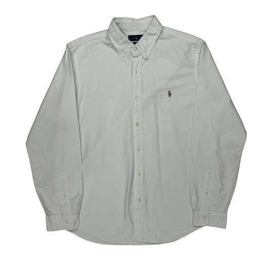 Vintage Ralph Lauren Shirt - XL White Cotton