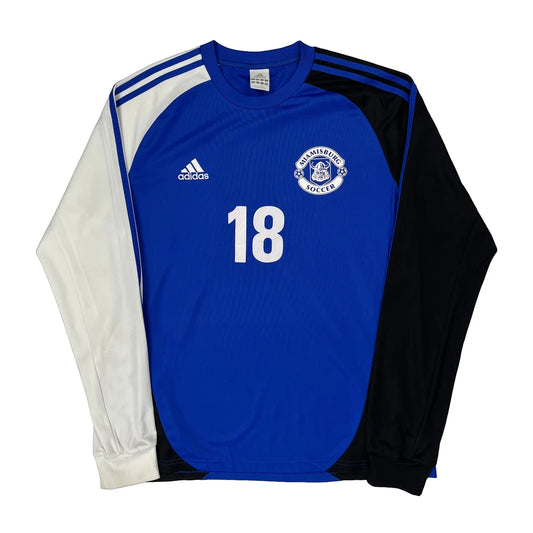 Vintage Miamisburg Soccer Adidas Football Jersey - Large Blue Polyester