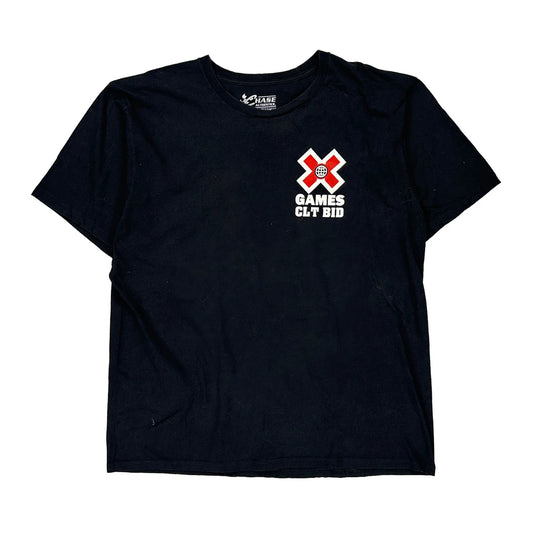 X Games Clt Bid Chase Authentics Graphic T-Shirt - XL Black Cotton