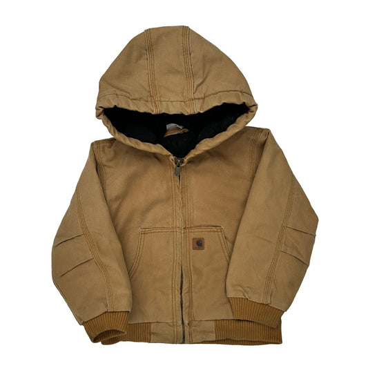 Age 4 Carhartt Jacket - 2XS Brown Cotton