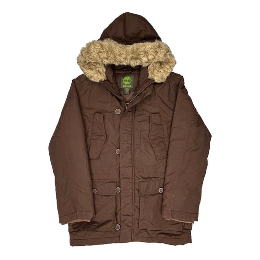 Vintage Timberland Parka - Medium Brown Nylon