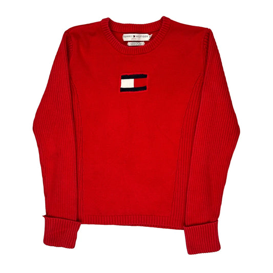 Tommy Hilfiger Jumper - Medium Red Cotton
