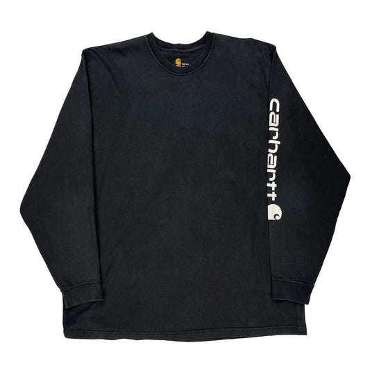 Carhartt Tall Long Sleeve T-Shirt - 2XL Black Cotton
