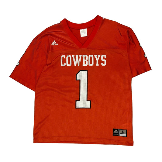 Oklahoma State Cowboys Adidas Ncaa Jersey - Large Orange Polyester