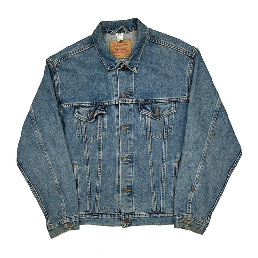 Levis Denim Jacket - XL Blue Cotton