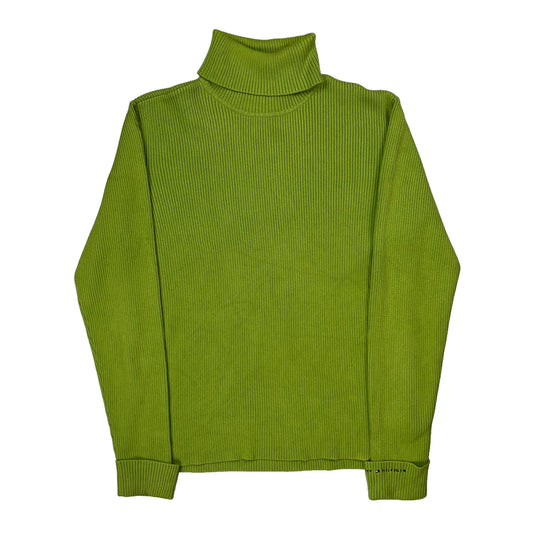 Vintage Tommy Hilfiger Jumper - Large Green Cotton