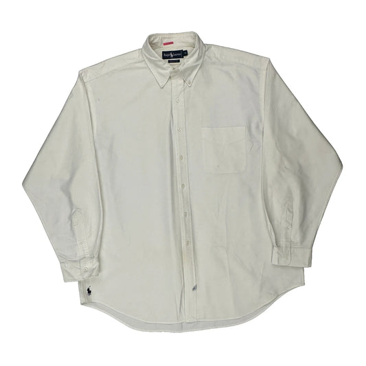 Ralph Lauren Shirt - XL White Cotton