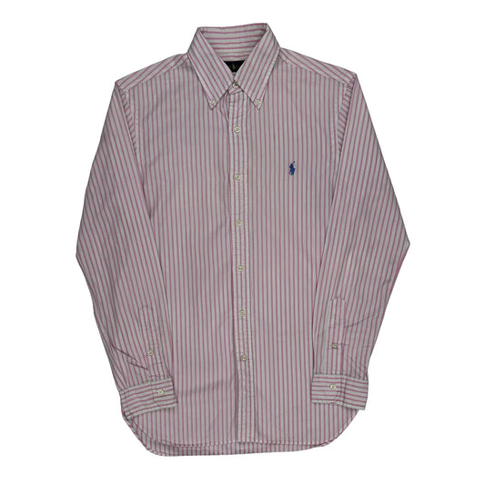 Ralph Lauren Slim Fit Shirt - Medium Pink Cotton