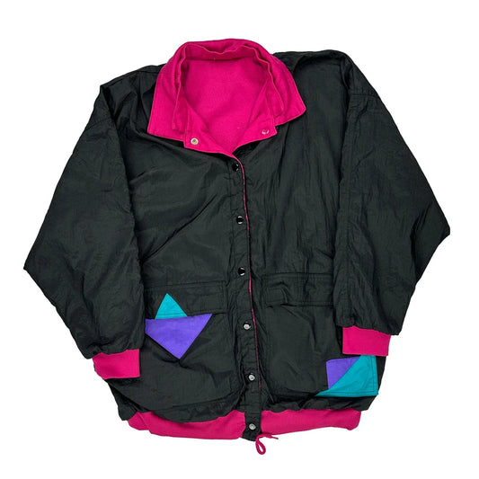 Current Seen Ski Jacket - Large Black Polyester