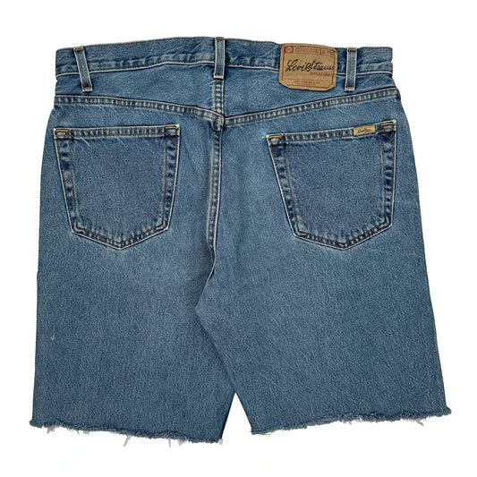 Levis Denim Shorts - 36W 10L Blue Cotton