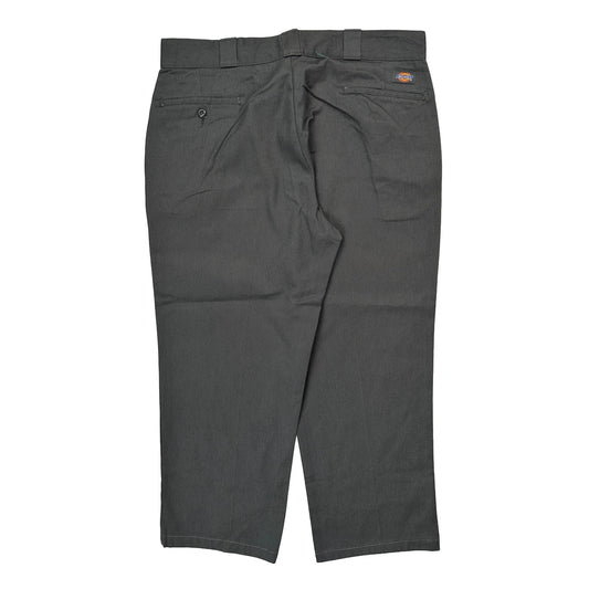 Dickies Trousers - 38W 25L Grey Polyester Blend