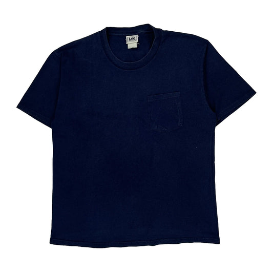 Vintage Lee Sport T-Shirt - No Size Navy Cotton