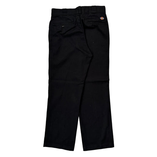 Dickies Trousers - 30W 30L Black Cotton Blend