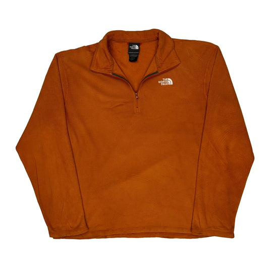 Vintage The North Face Fleece - Medium Orange Polyester