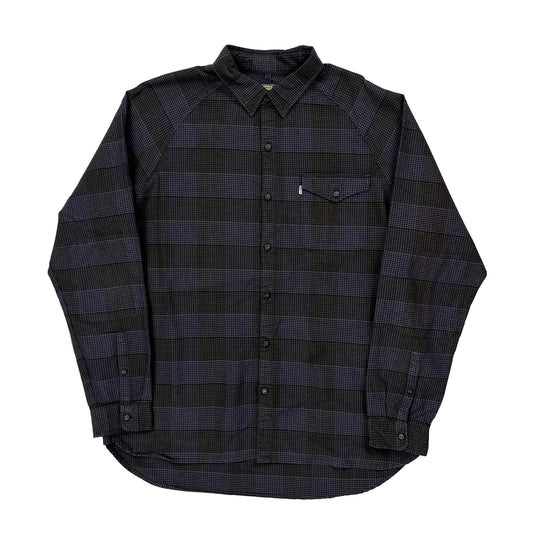 Levis Checked Shirt - XL Blue Cotton