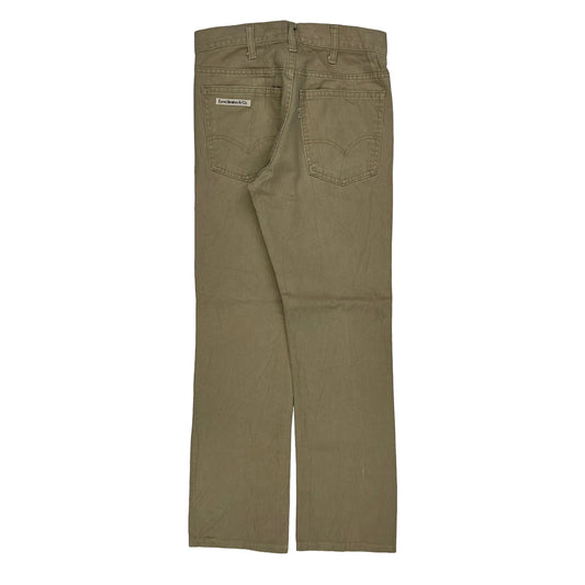 Levis Trousers - 28W 30L Khaki Cotton