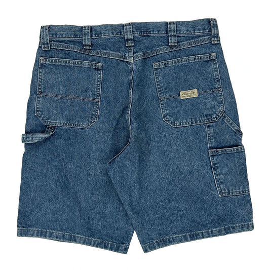 Wrangler Denim Shorts - 36W 11L Blue Cotton
