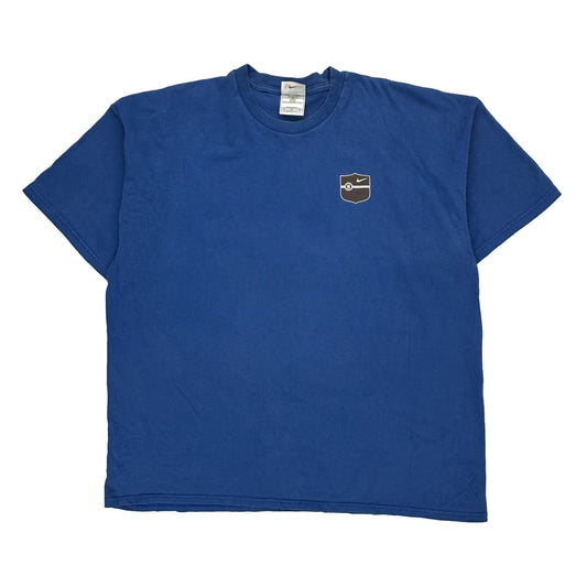 Athletics Nike T-Shirt - 2XL Blue Cotton