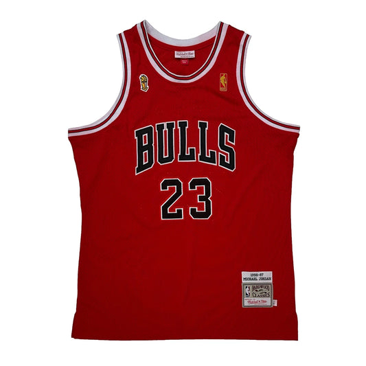 Vintage Chicago Bulls Mitchell & Ness Nba Jersey - XL Red Polyester