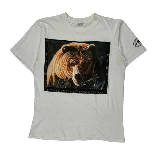 Bear Unbranded Graphic T-Shirt - Medium Multicoloured Cotton
