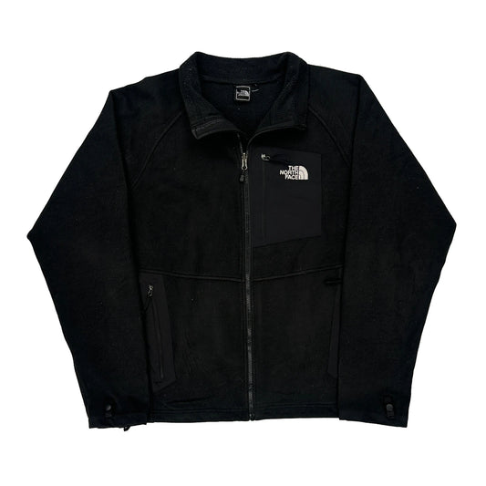 The North Face Fleece Jacket - Large Black Polyester