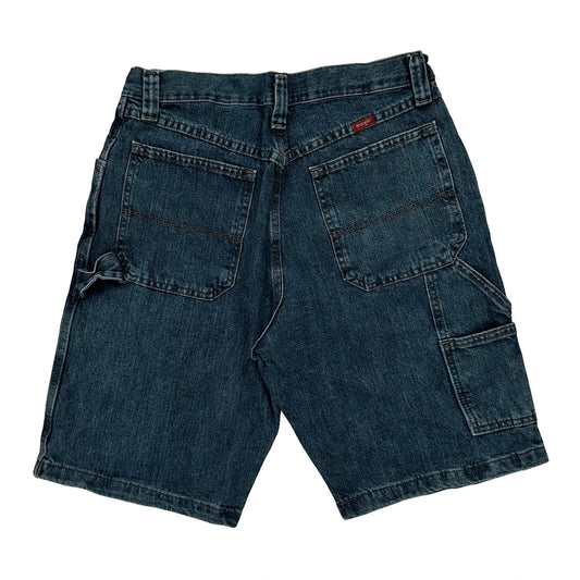 Wrangler Carpenter Shorts - 30W 10L Blue Cotton