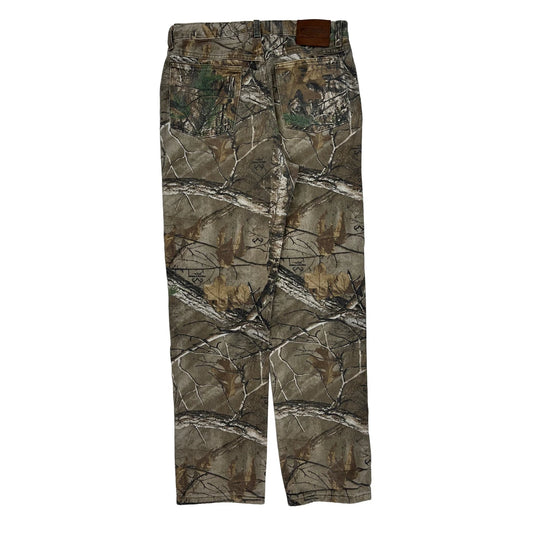 Wrangler Camo Cargo Trousers - 33W 34L Camo Cotton