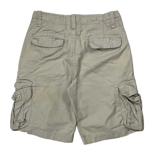 Aeropostale Cargo Shorts - 30W 11L Beige Cotton