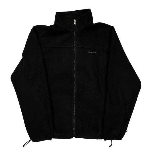 Reebok Fleece Jacket - Medium Black Polyester