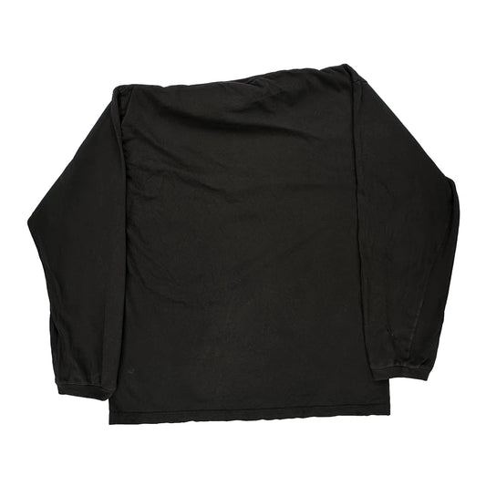 Hard Rock Cafe Graphic Long Sleeve T-Shirt - Large Black Cotton