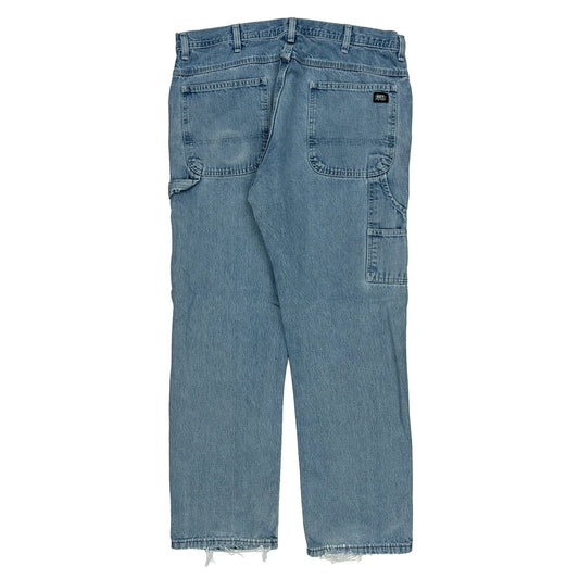 Dickies Carpenter Jeans - 34W 30L Light Wash Denim