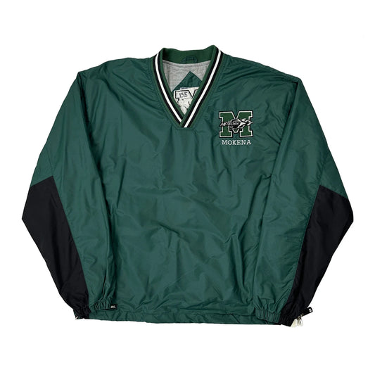 Vintage Mokena Unbranded Windbreaker - Medium Green Polyester