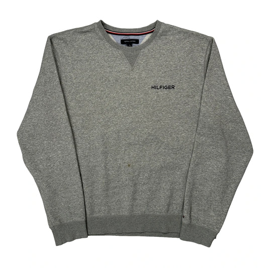 Tommy Hilfiger Sweatshirt - XL Grey Cotton