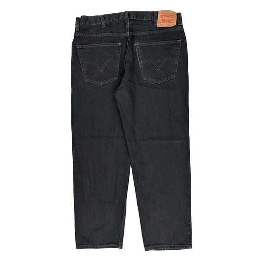 Vintage 550 Levis Jeans - 35W 30L Black Cotton