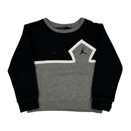 Vintage Age 2-3 Jordan Long Sleeve T-Shirt - XS Black Cotton
