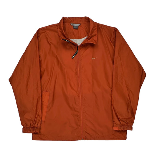 Nike Windbreaker - 2XL Orange Polyester