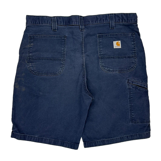 Carhartt Shorts - 38W 10L Blue Cotton Blend