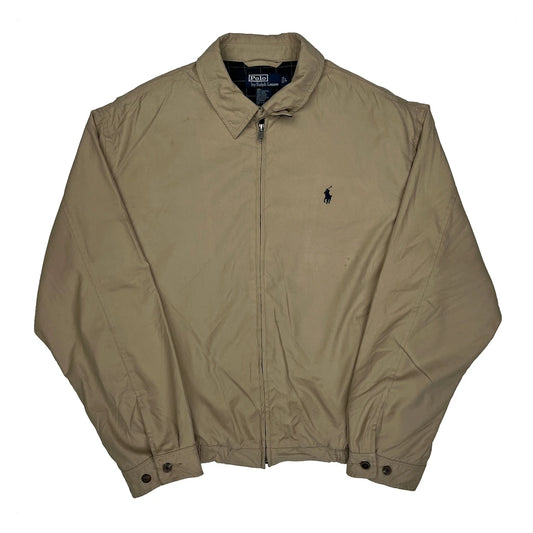 Polo By Ralph Lauren Harrington Jacket - Large Beige Polyester